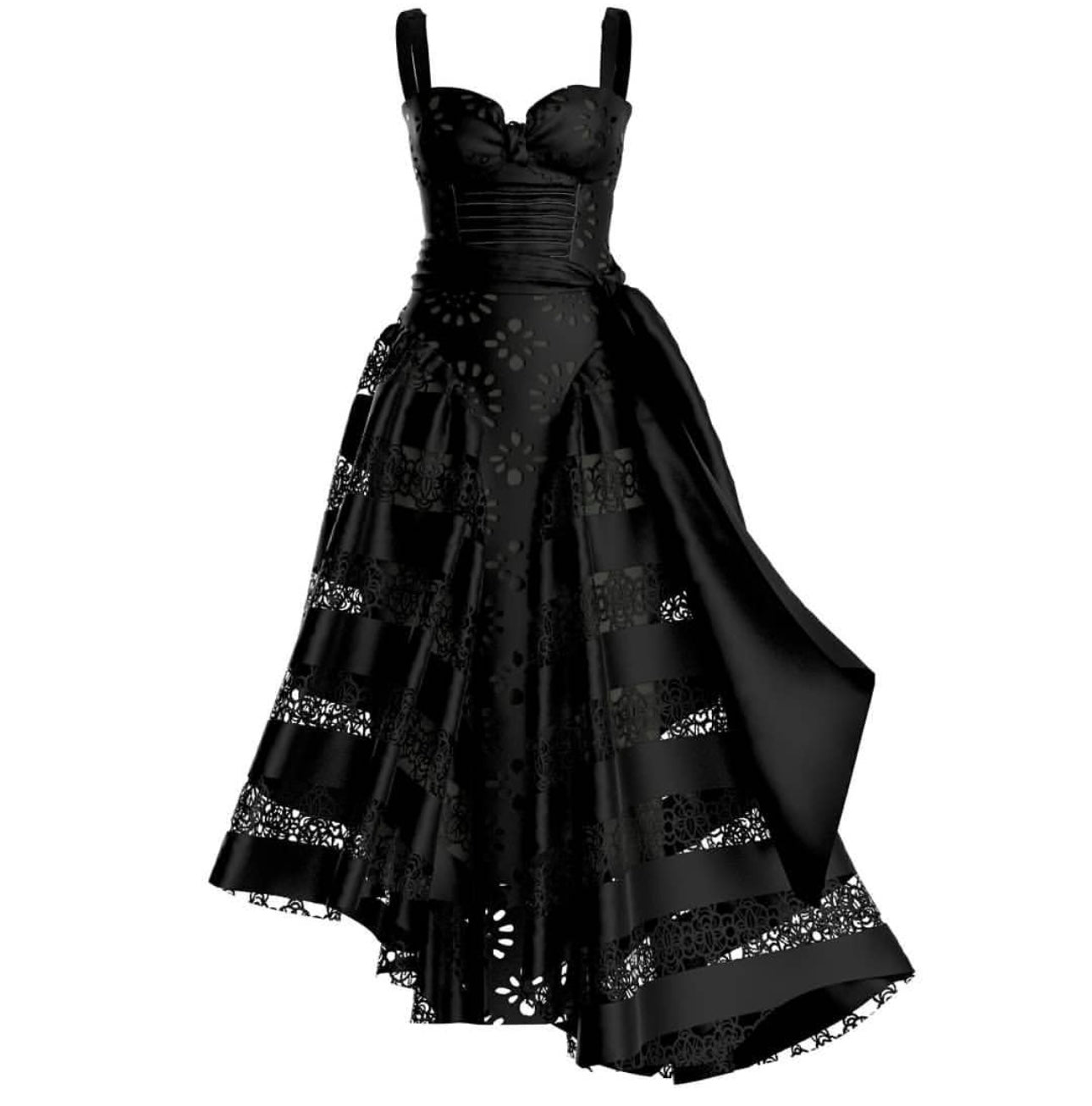 Alando Midi Assymetrical Dress