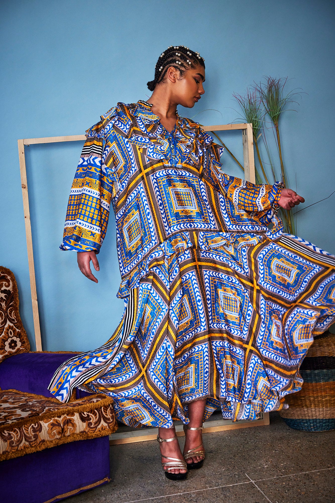 Lia Silk Maxi Dress