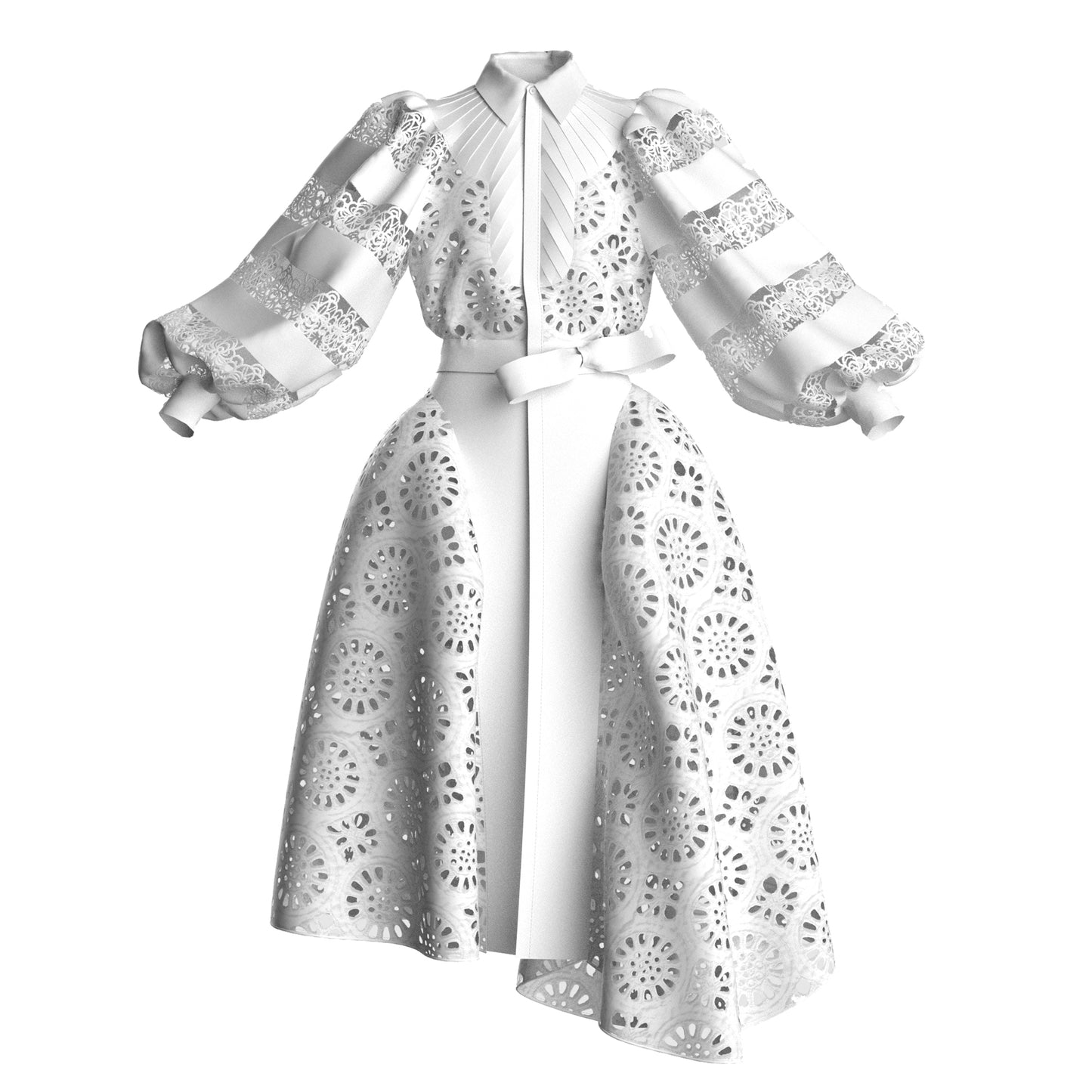 Blanca Broderie Anglaise Shirt Dress