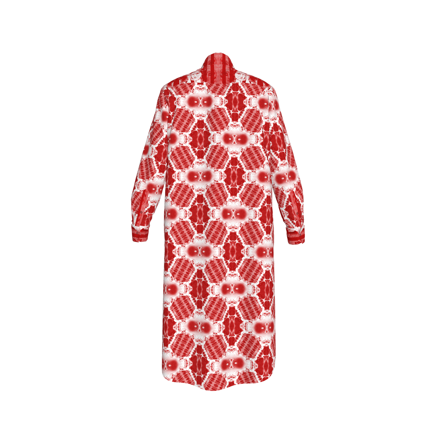 Mrembo Long Sleeve Linen Shirt Dress