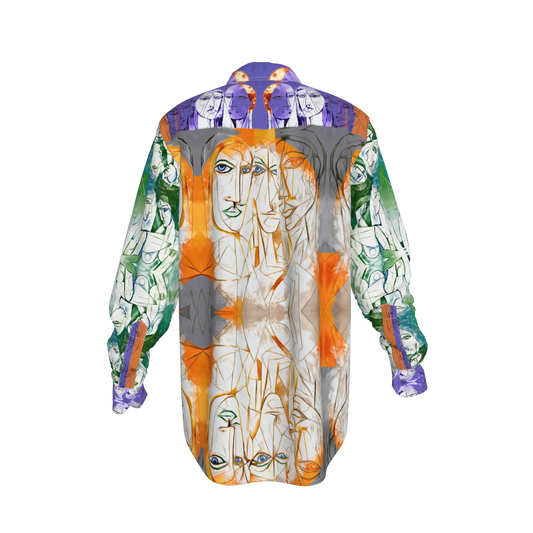 Waridi Oversized Silk Shirt