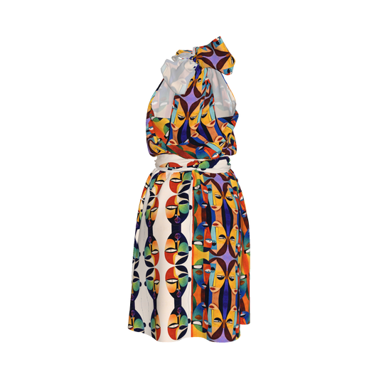 Aziza Halter Mini Dress