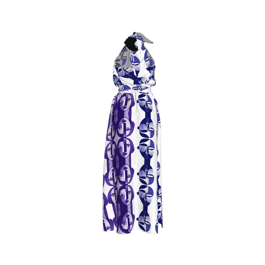 Aziza Halter Maxi Dress