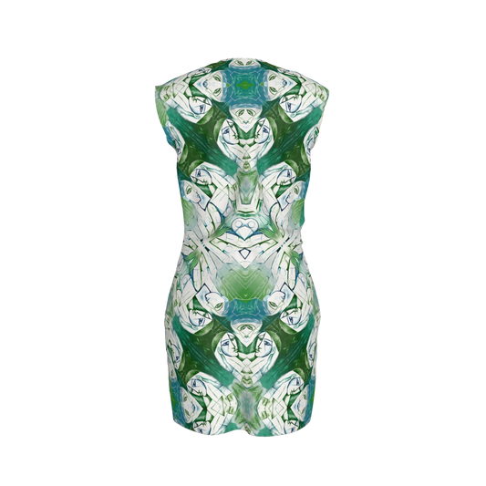 Nala Cowl Neck Silk Mini Dress