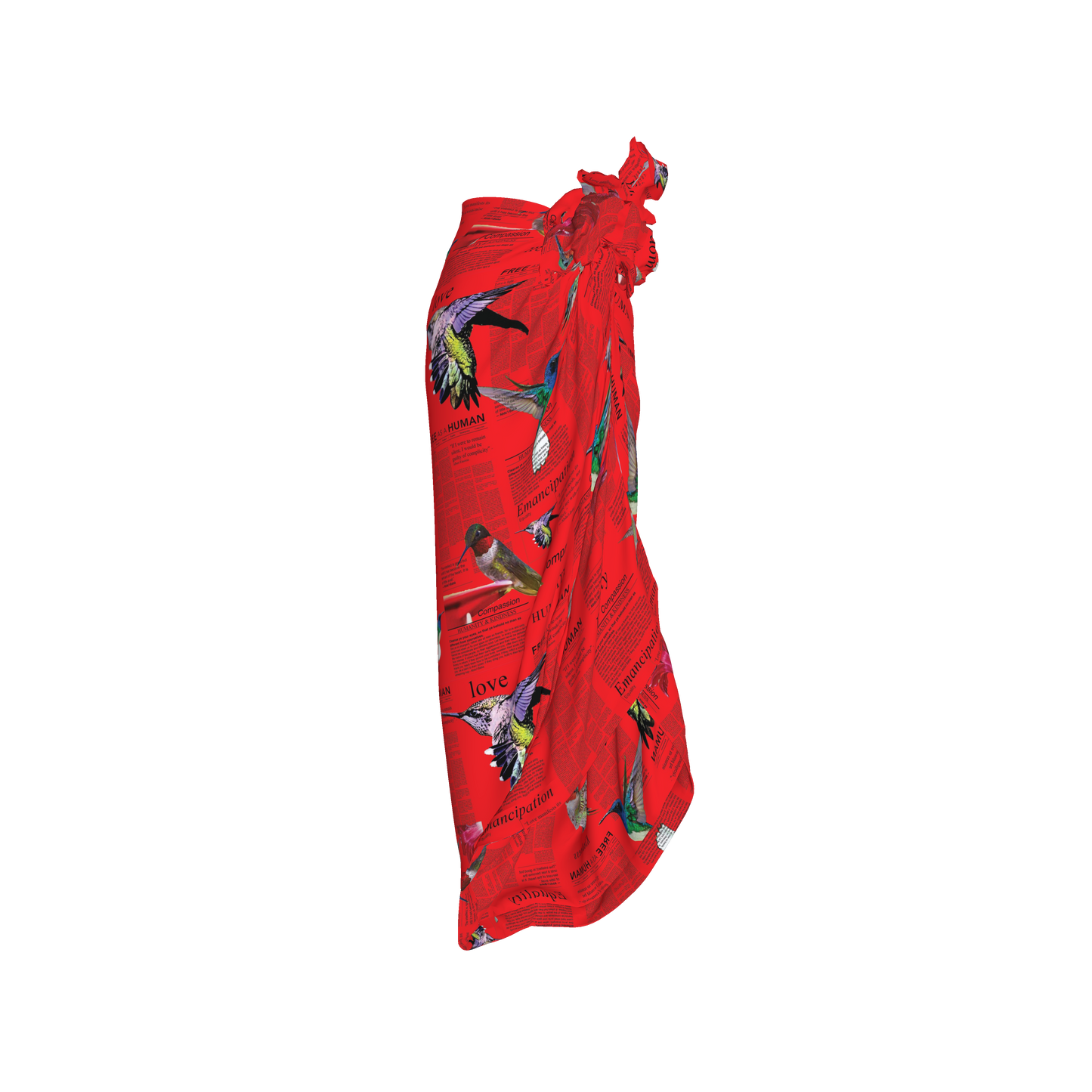 Maji Silk Sarong Skirt