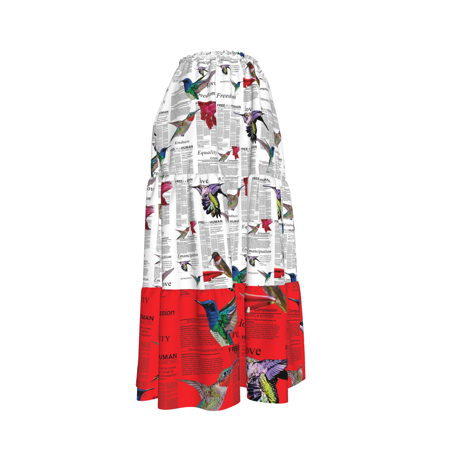 Nyota Silk Prairie Skirt