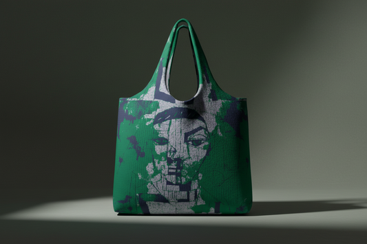 Duka Jacquard Knit Tote