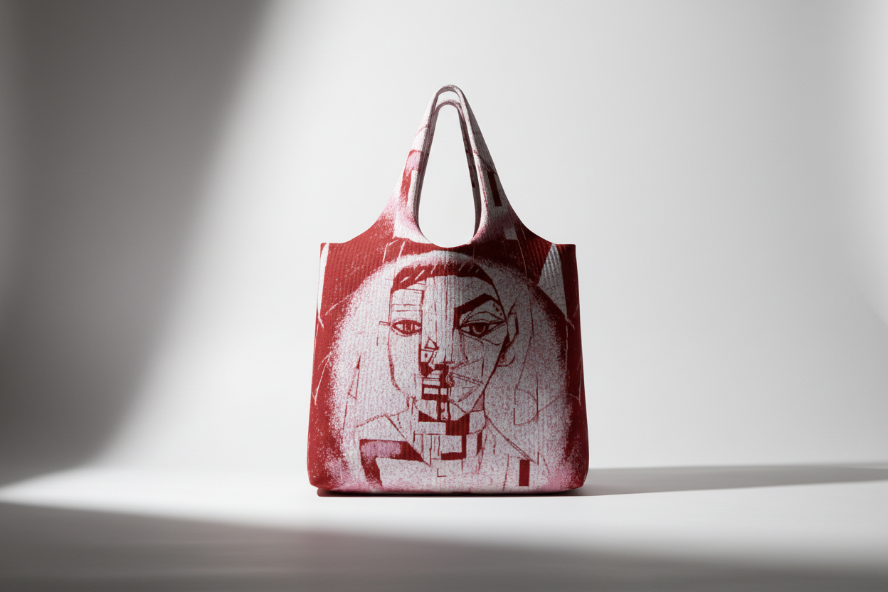 Duka Jacquard Knit Tote