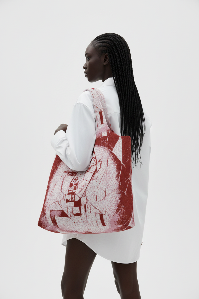 Duka Jacquard Knit Tote