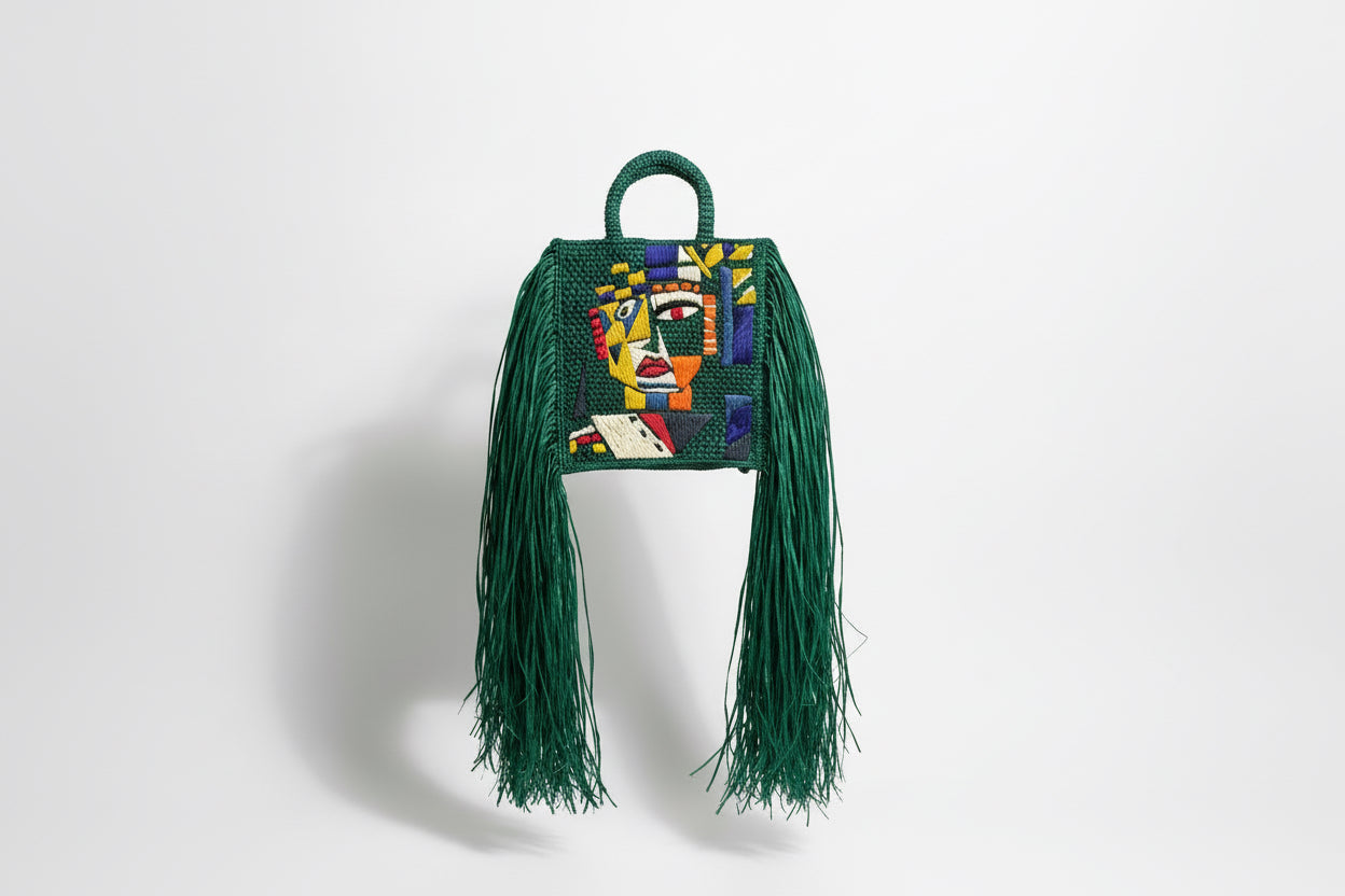 Zava-Maso Woven Fringe Bag