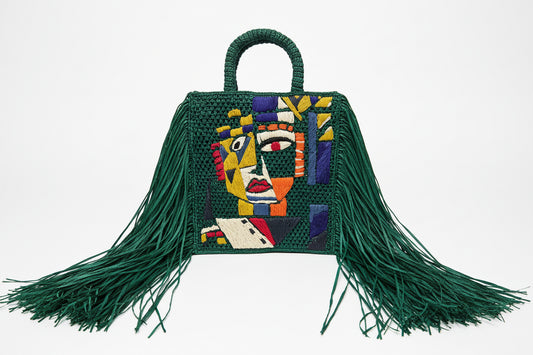 Zava-Maso Woven Fringe Bag