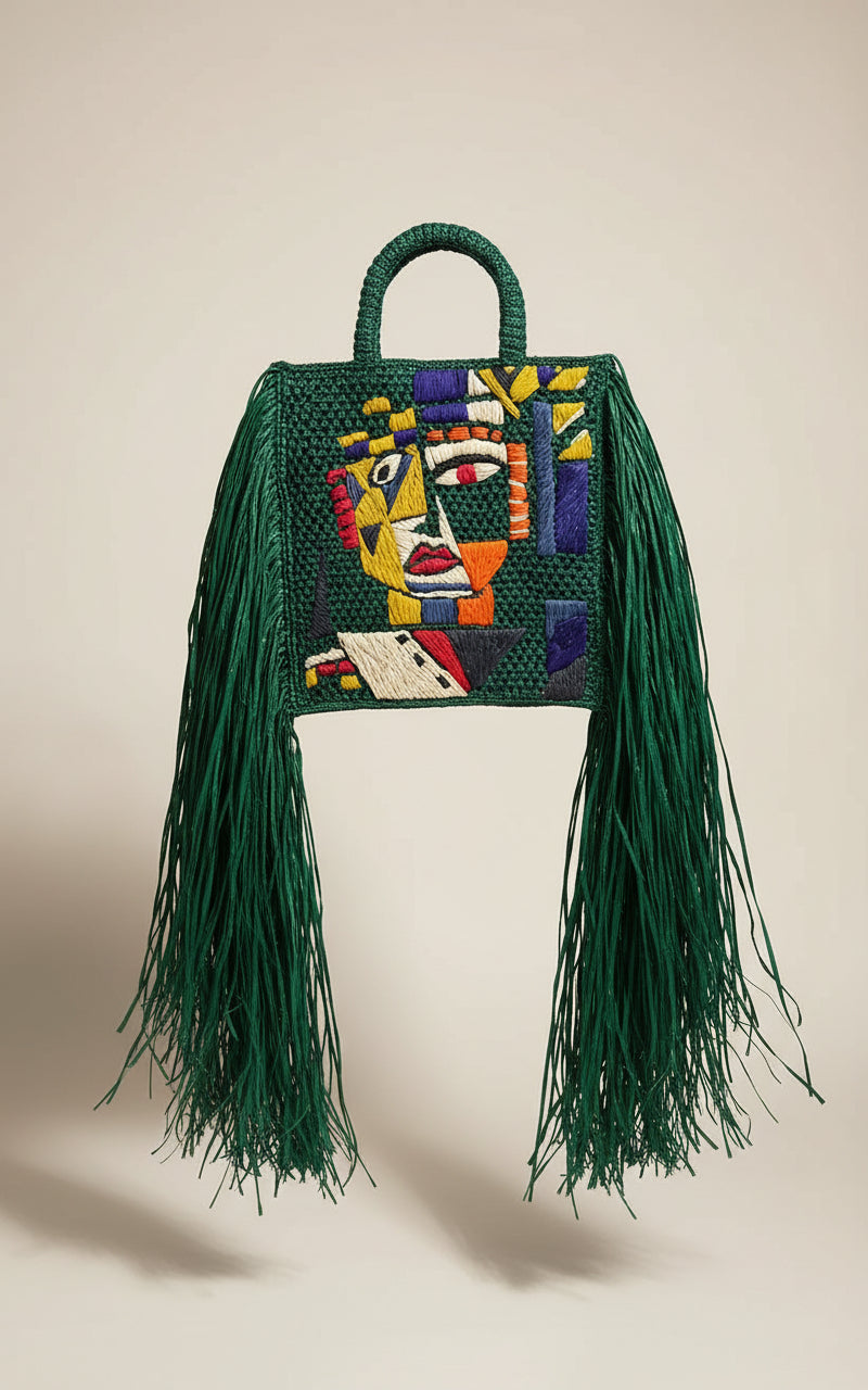 Zava-Maso Woven Fringe Bag