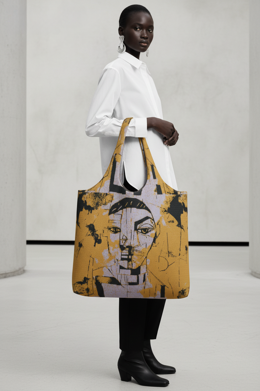 Duka Jacquard Knit Tote