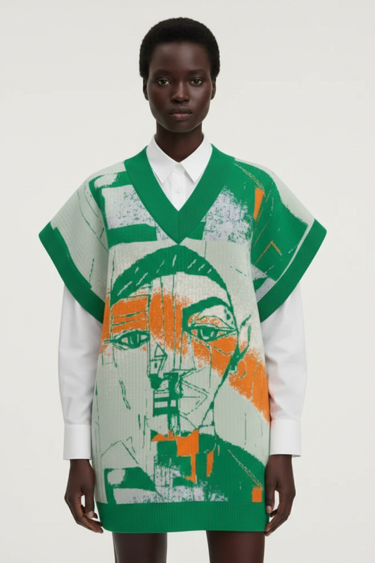 Zawadi Oversized Knit Vest