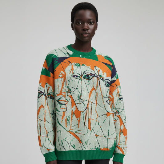 Rafiki Unisex Oversized Crew Neck Pullover