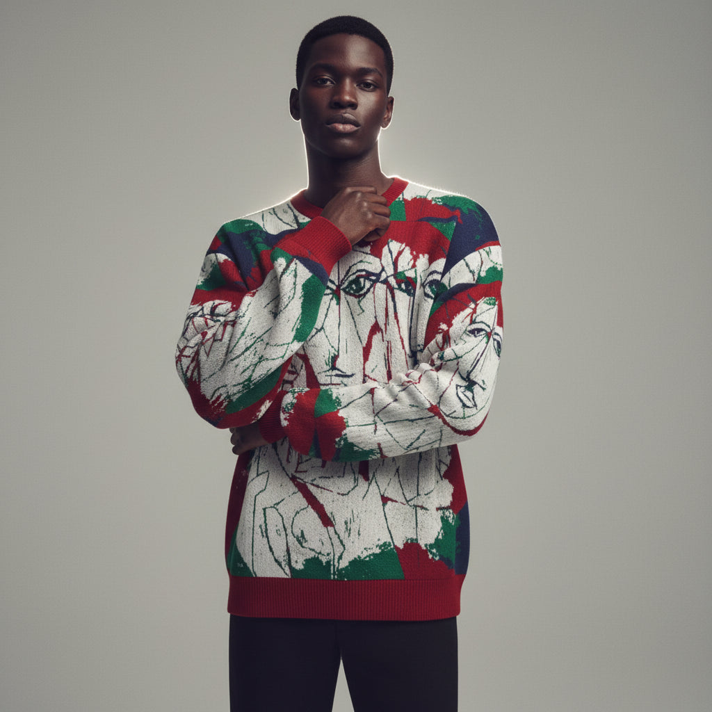 Rafiki Unisex Oversized Crew Neck Pullover