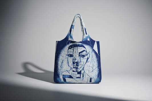 Duka Jacquard Knit Tote