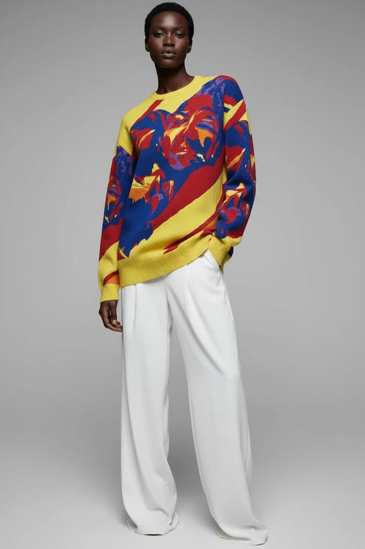 Rafiki Unisex Oversized Crew Neck Pullover