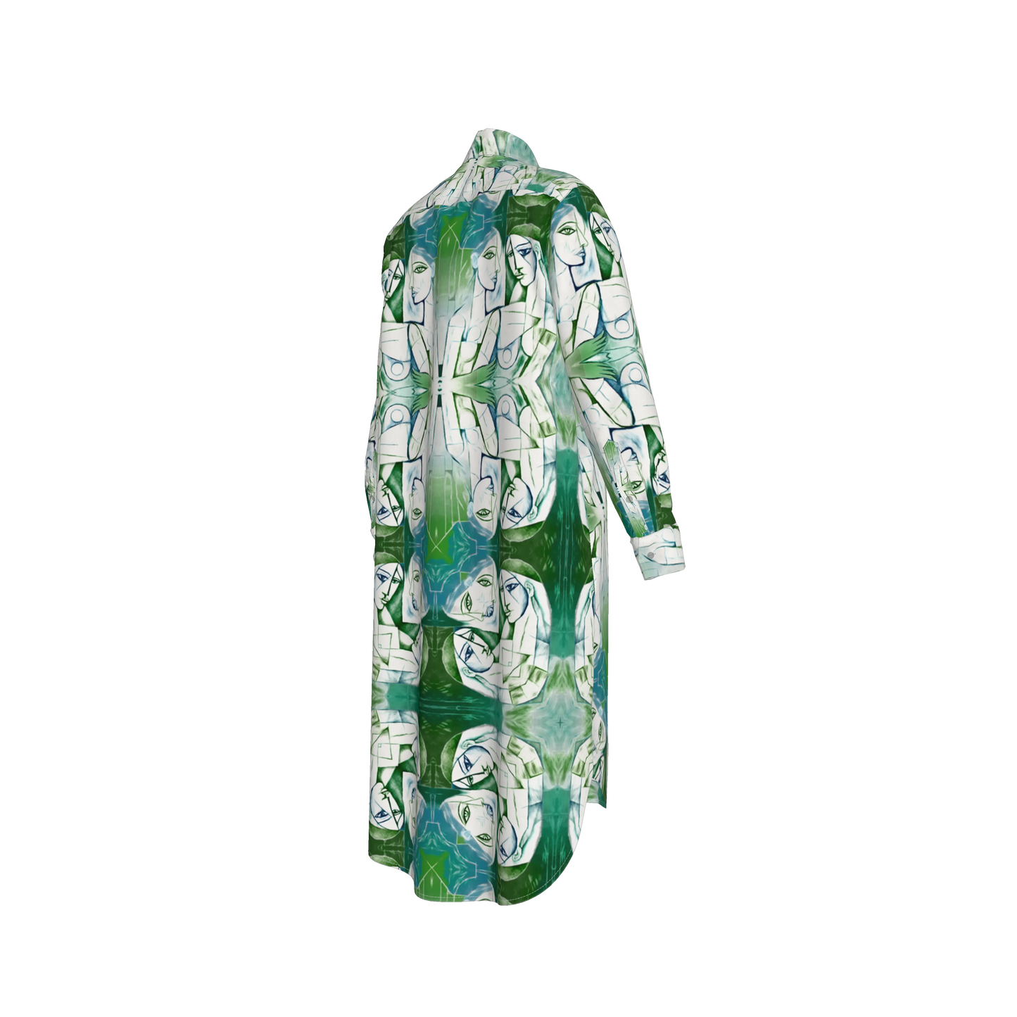 Mrembo Silk Midi Shirt Dress