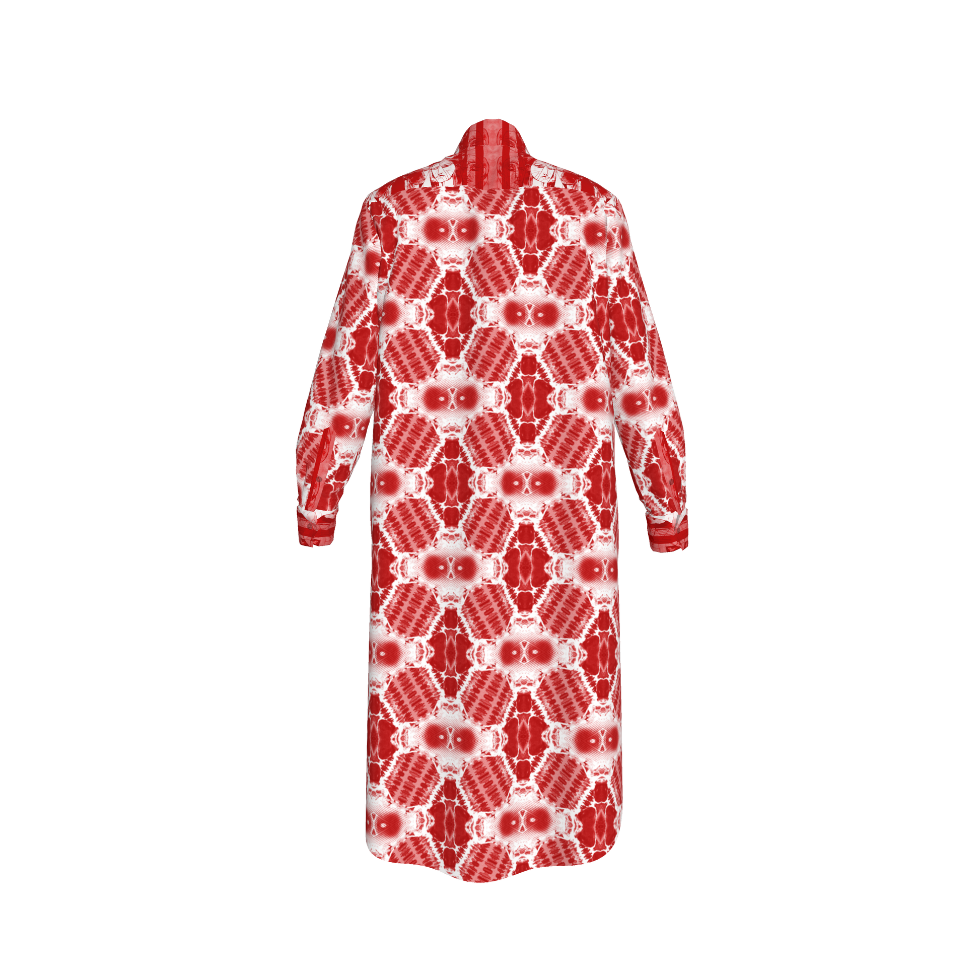 Mrembo Long Sleeve Linen Shirt Dress