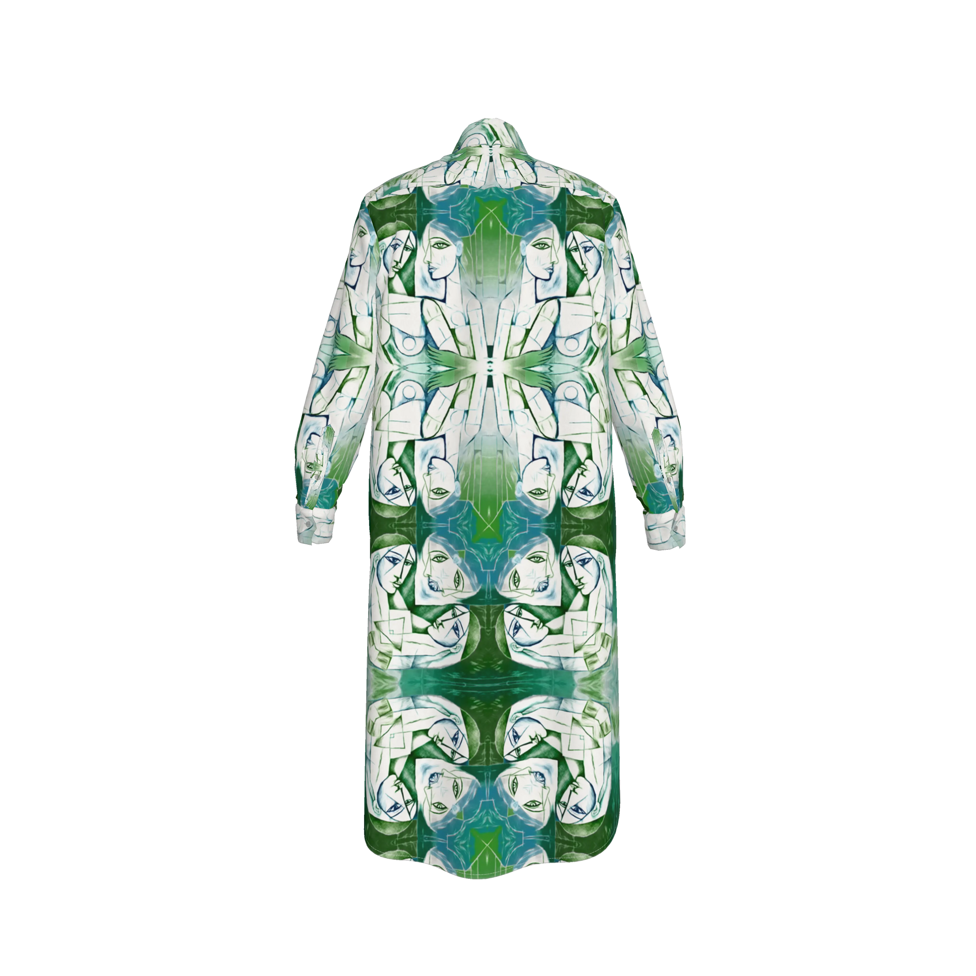 Mrembo Silk Midi Shirt Dress