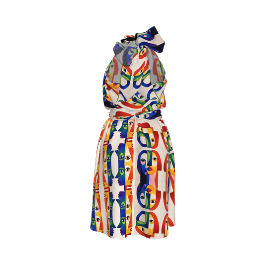 Aziza Halter Mini Dress