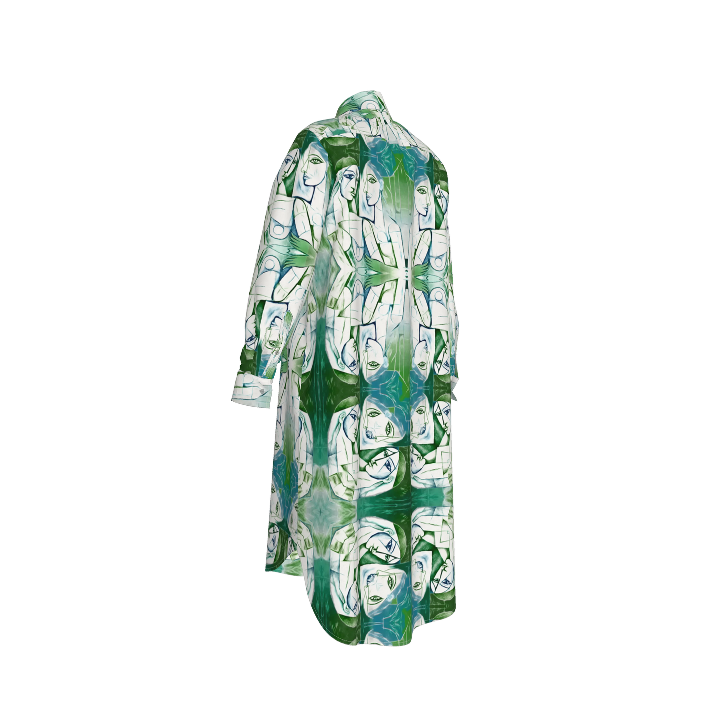 Mrembo Silk Midi Shirt Dress