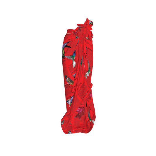 Maji Silk Sarong Skirt