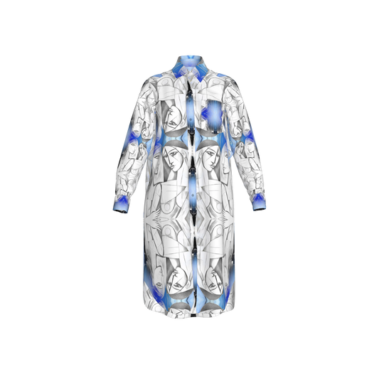 Mrembo Midi Linen Shirt Dress