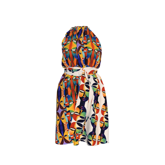 Aziza Halter Mini Dress