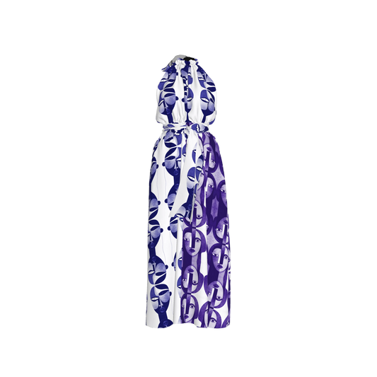 Aziza Halter Maxi Dress