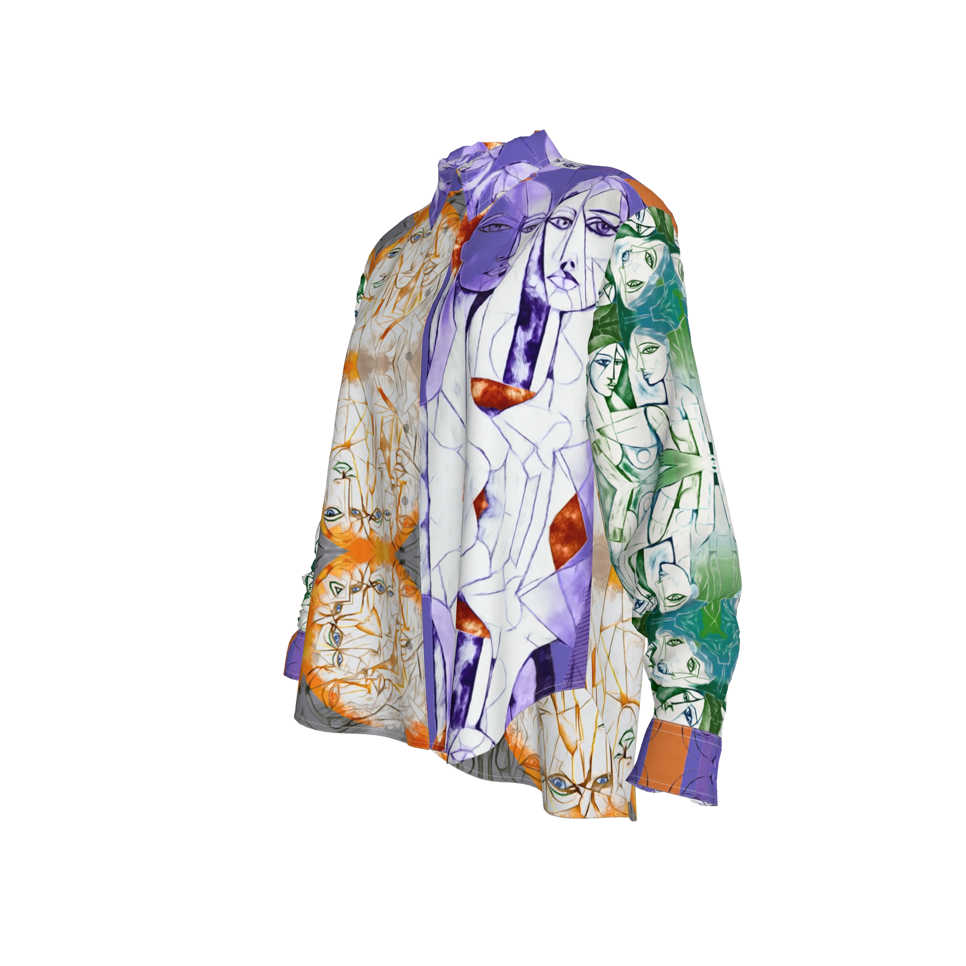 Waridi Oversized Silk Shirt