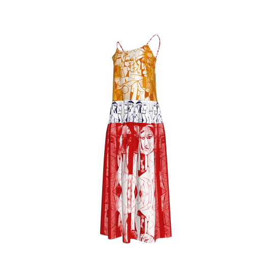 Kaia Linen Maxi Dress