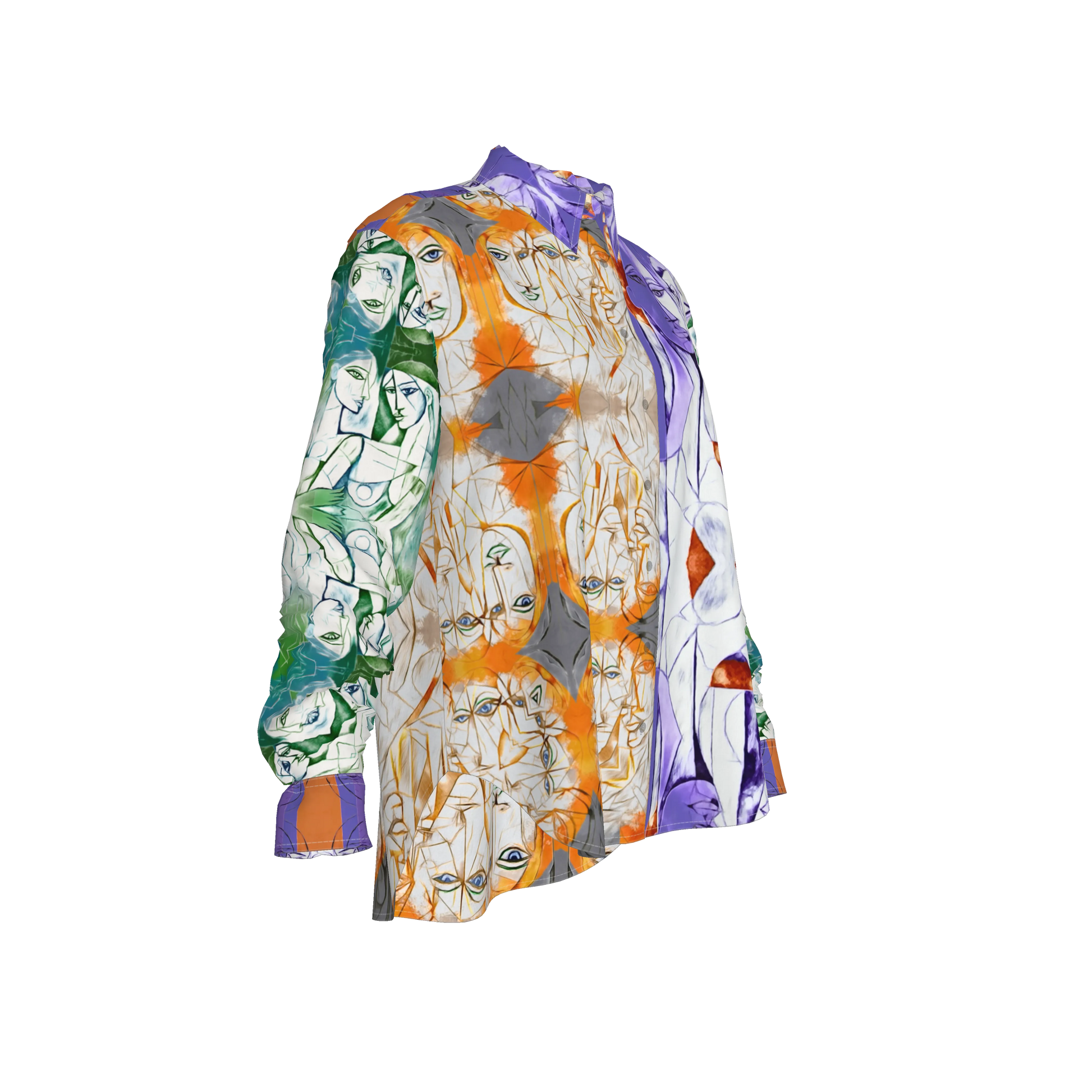 Waridi Oversized Silk Shirt