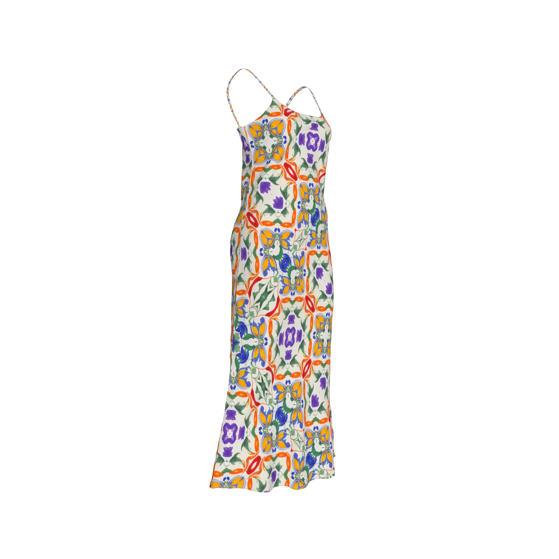 Mrembo Silk Bias Slip Dress