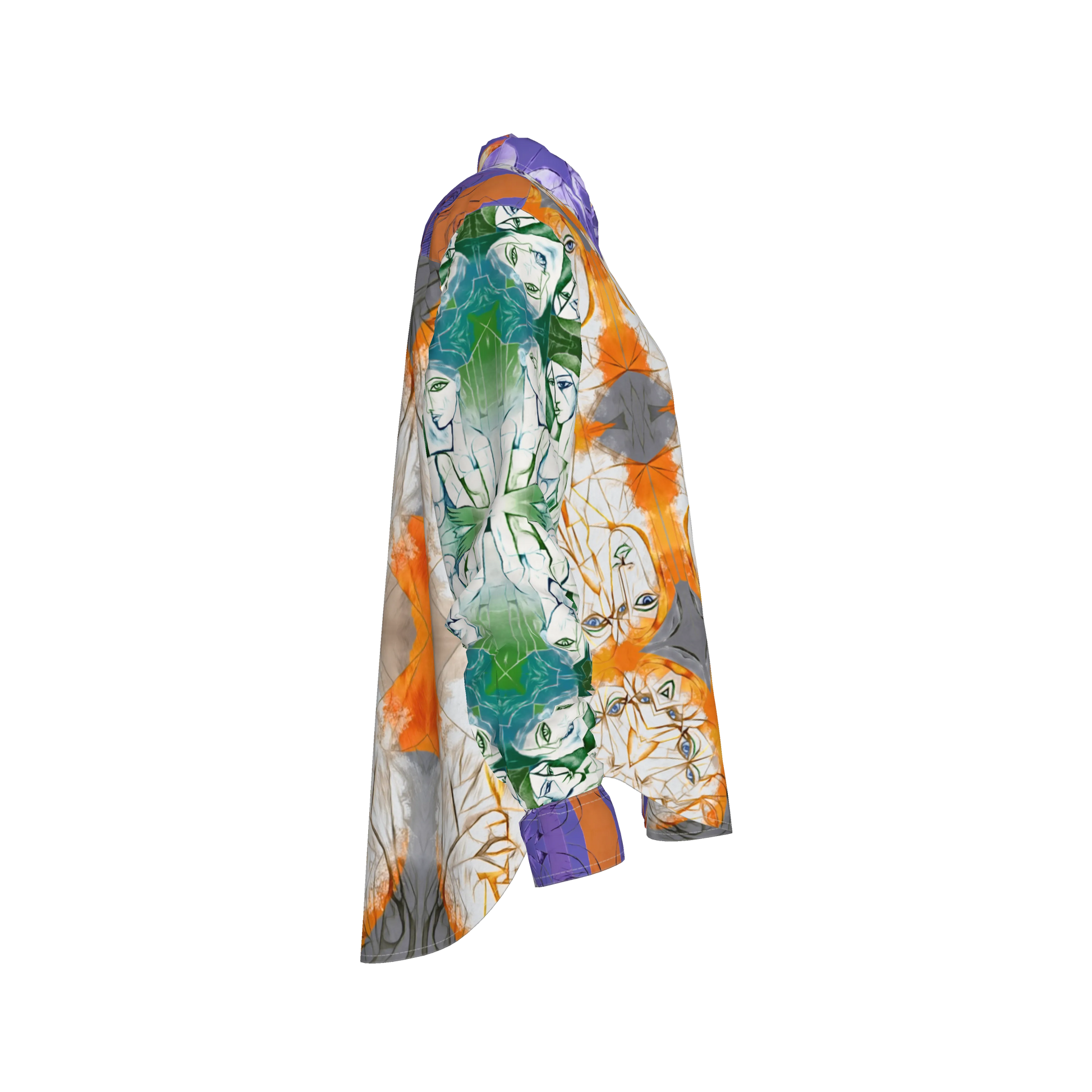 Waridi Oversized Silk Shirt